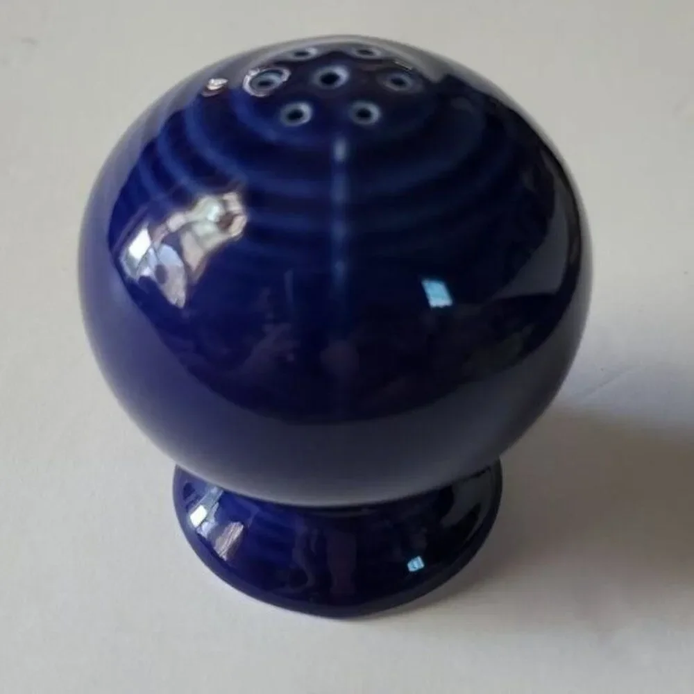 Fiestaware Fiesta Small Shaker Salt Pepper CERAMIC Twilight Blue 2